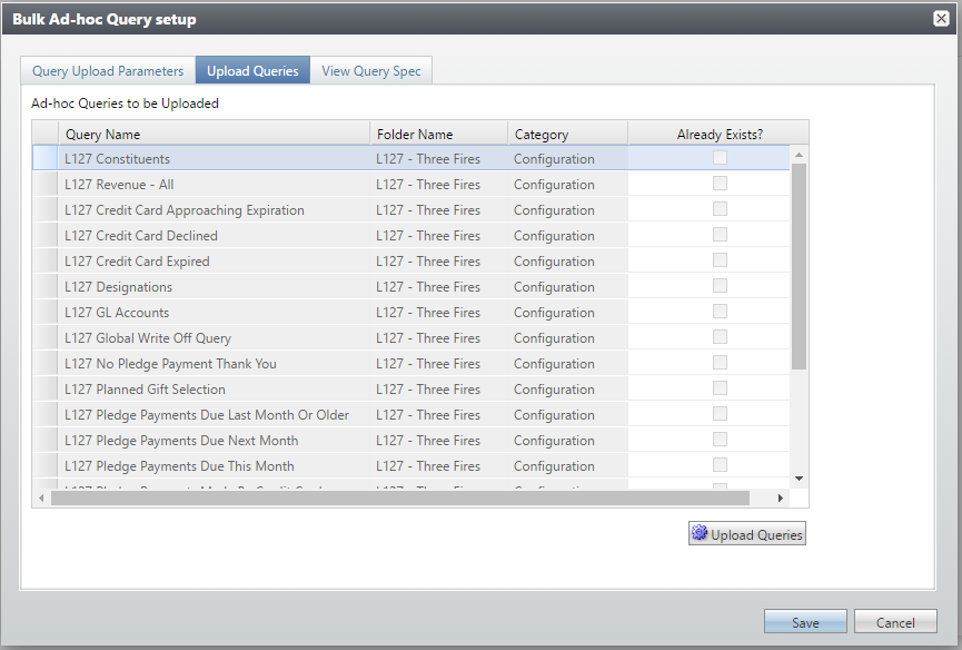BBCRM Query Load Tool